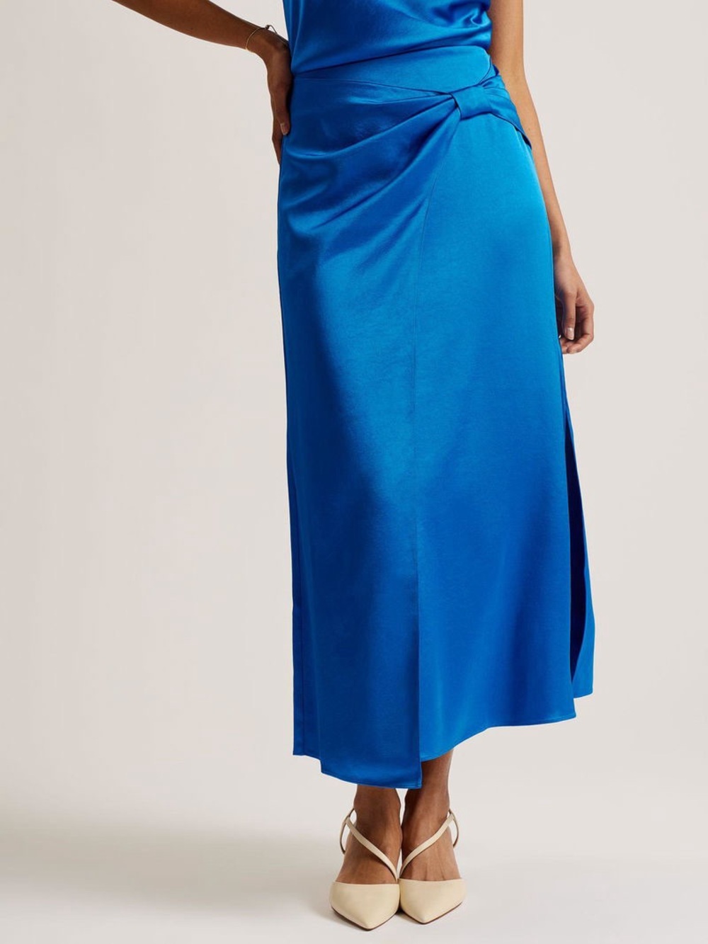 Ted Baker Mazii Knot Detail Midi Skirt